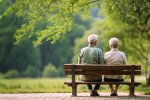 © funstarts33 - stock.adobe.com Rentner auf Parkbank